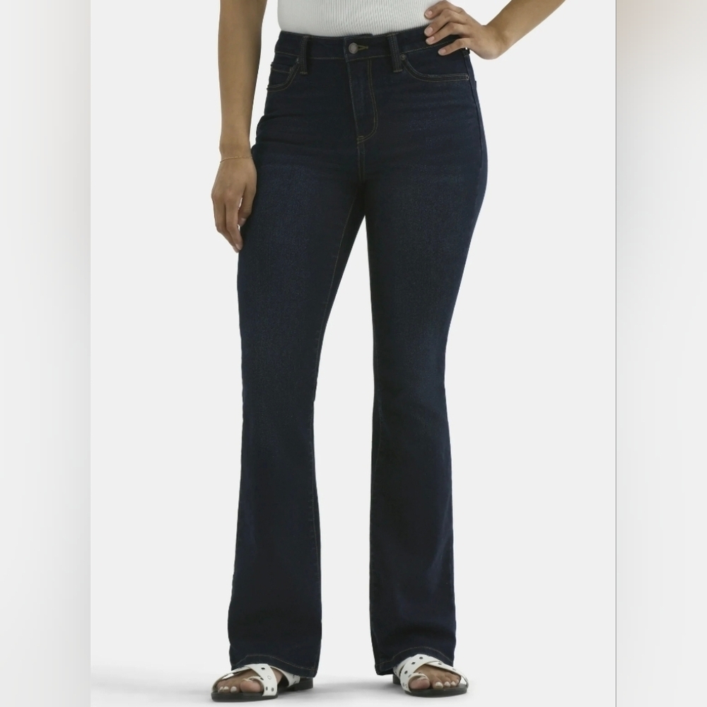 No Boundaries Women's Dark Blue Boot Cut Jeans